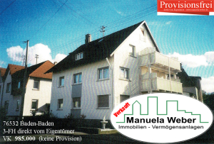 MFH in Baden-Baden in 3 Monaten verkauft!